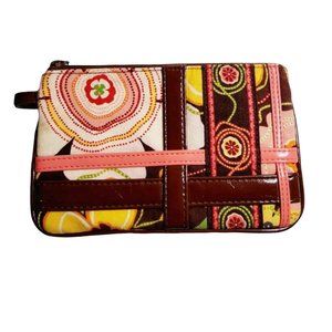 Vera Bradley Zip Top Coin Purse Wallet Womens